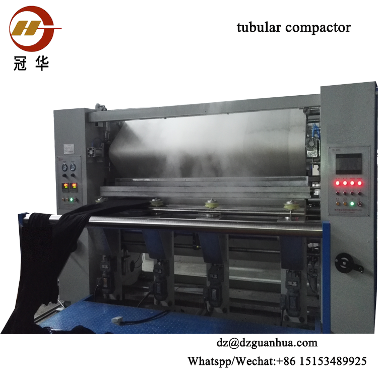 Bule+grey Tubular Fabric Calendering Machine