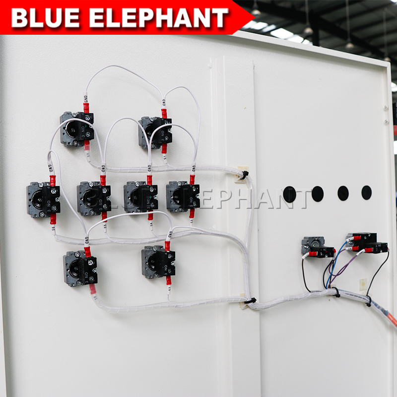 Multi-spindle Cnc Router Machine - 1820x2100mm, Automatic Tool Change With 8 Rotary Devices, 4 Axis Customization, Advanced Dsp Control System And High-efficiency Ac Motor