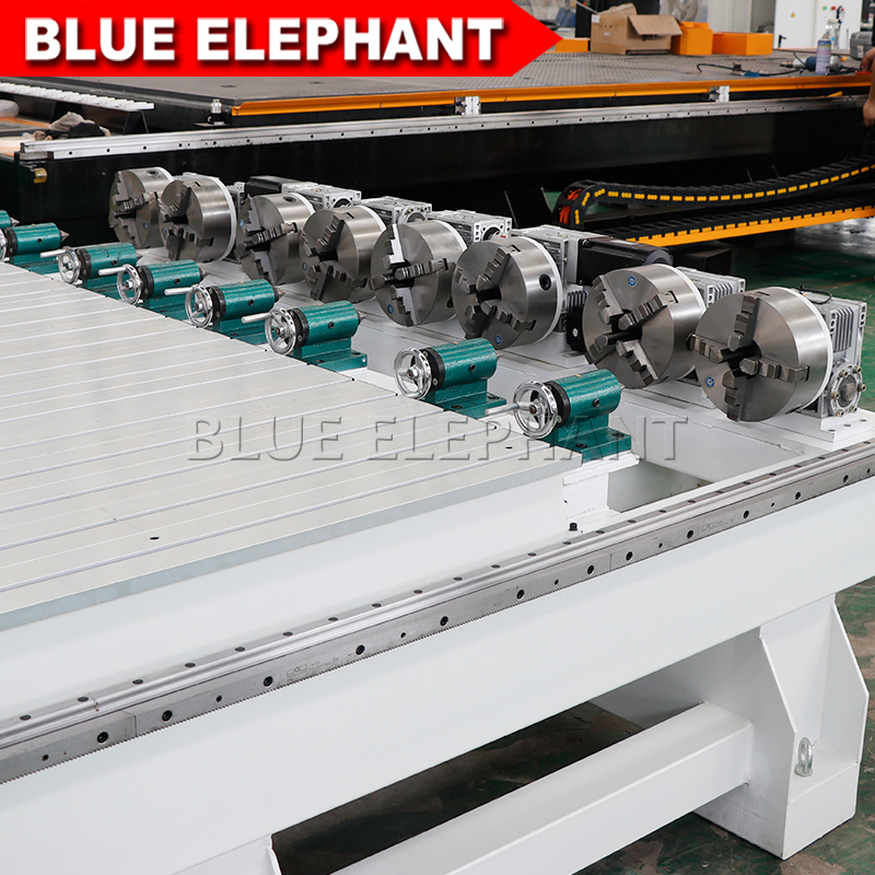 Multi-spindle Cnc Router Machine - 1820x2100mm, Automatic Tool Change With 8 Rotary Devices, 4 Axis Customization, Advanced Dsp Control System And High-efficiency Ac Motor