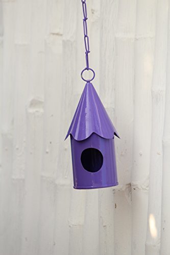 Galvanized Bird House Height: 14.25 Inch (In)