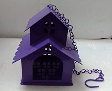 Galvanized Bird House Height: 14.25 Inch (In)