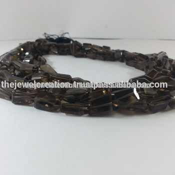 ग्रे नेचुरल स्मोकी क्वार्ट्ज़ टम्बल नगेट्स बीड्स