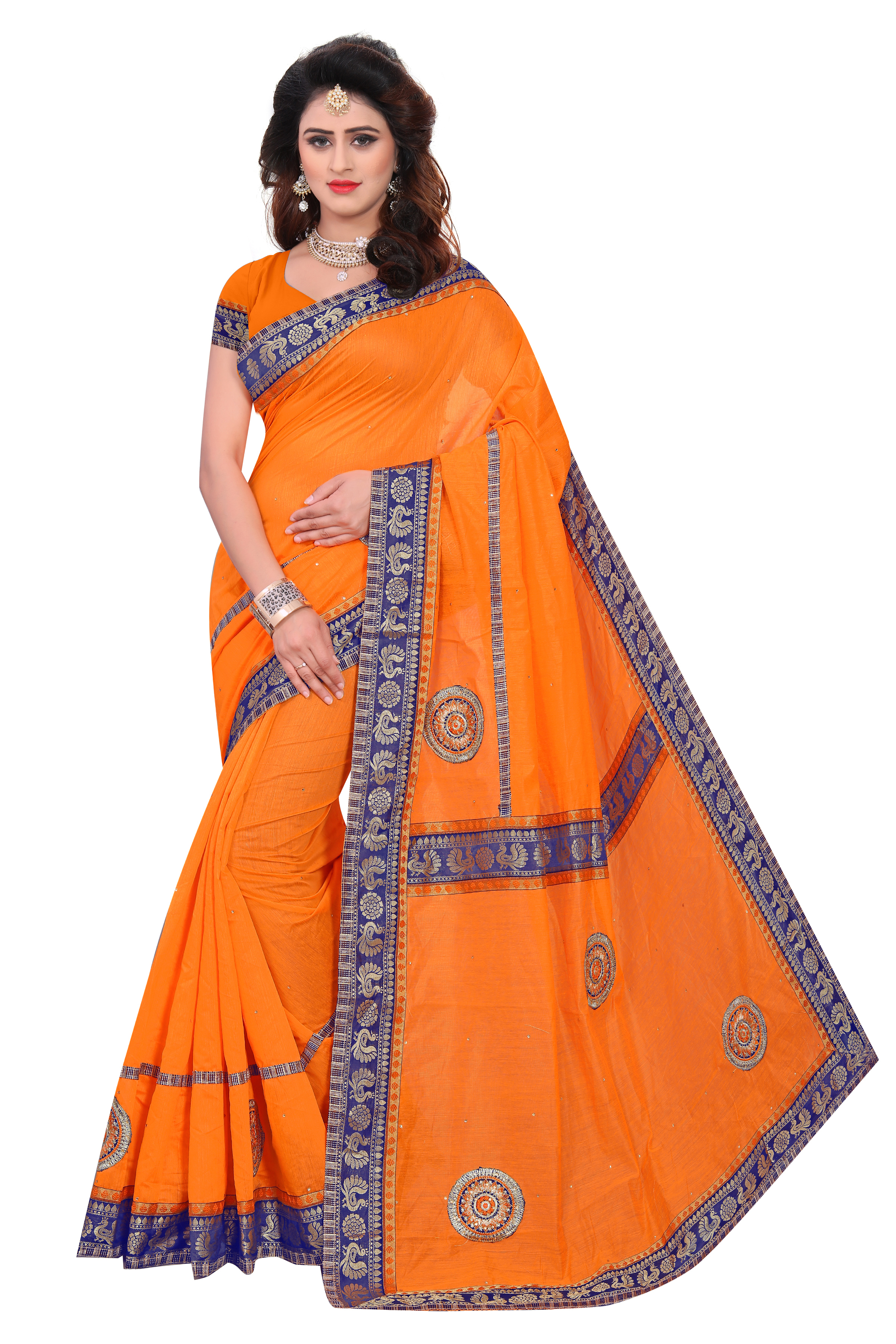 Blue Cotton Silk Sarees