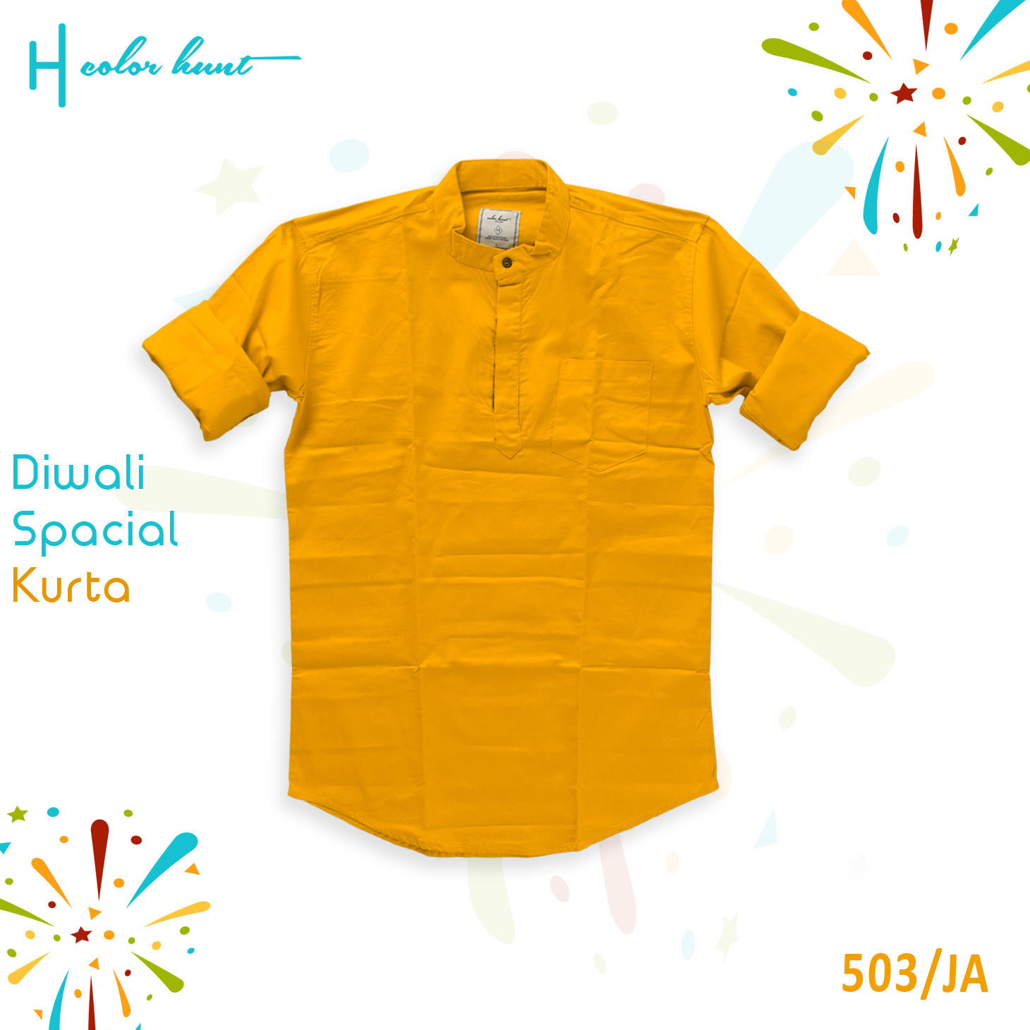 Kurta - 100% Cotton, Available In Multiple Sizes (Xs To Xxxl) | Multicolor, Breathable, Washable, Custom Logo, Short Sleeves, Summer Wear