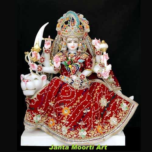 मार्बल दुर्गा प्रतिमा