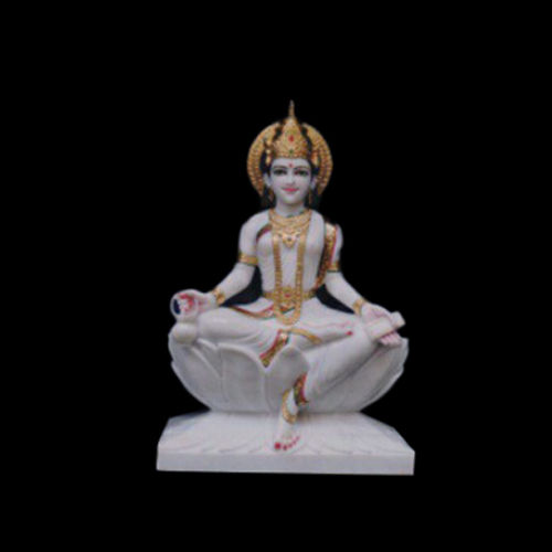 White Marble Gayatri Statue