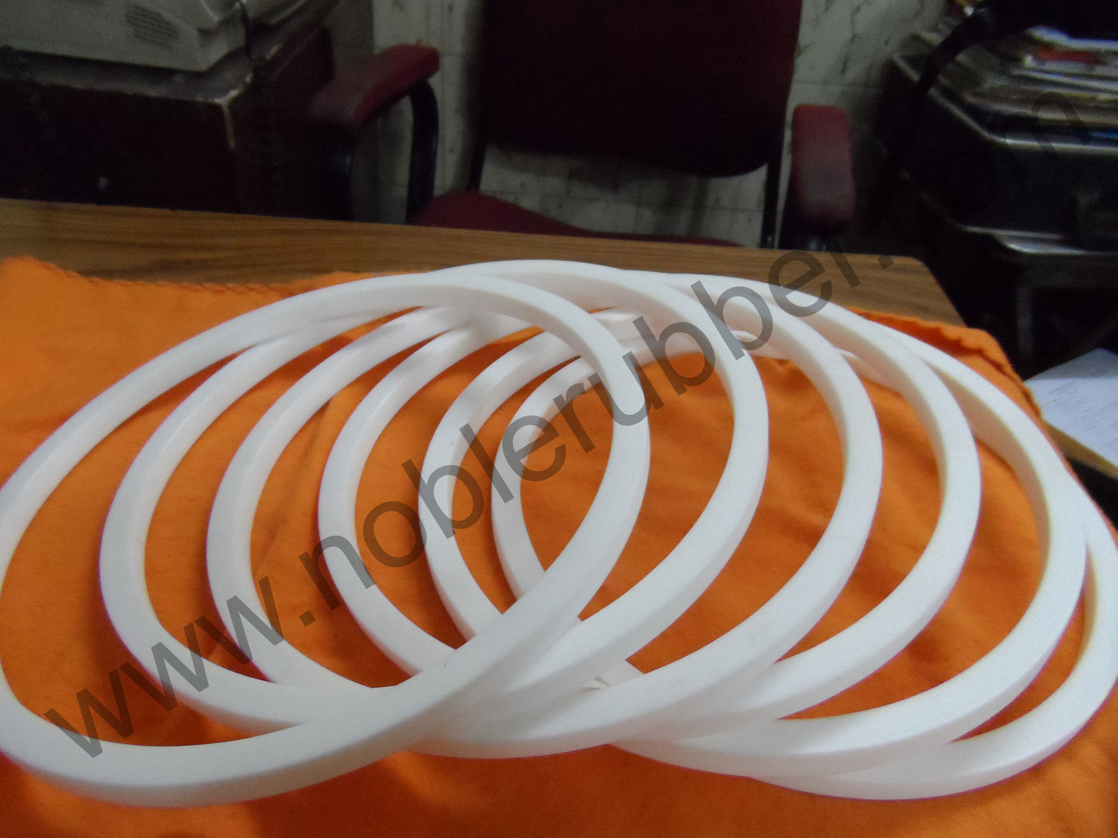 Rubber Packing - Color: White