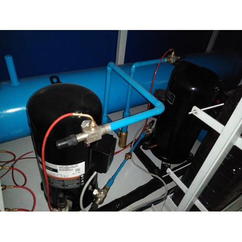 High Temperature Water Cooled Chiller - 440V, Mild Steel, 150 kW Power | Fully Automatic, PLC Control, Remote Operation