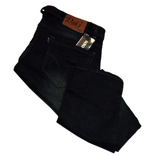 Men Plain Black Jeans Length: 40  Centimeter (Cm)