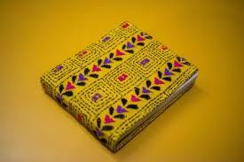 Kantha Diaries - Handmade Seed Paper And Fabric With 120-200 Pages | Customizable Size And Color, Classical And Modern Style, Hand Embroidered Cover