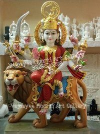  दुर्गा माँ संगमरमर की प्रतिमा