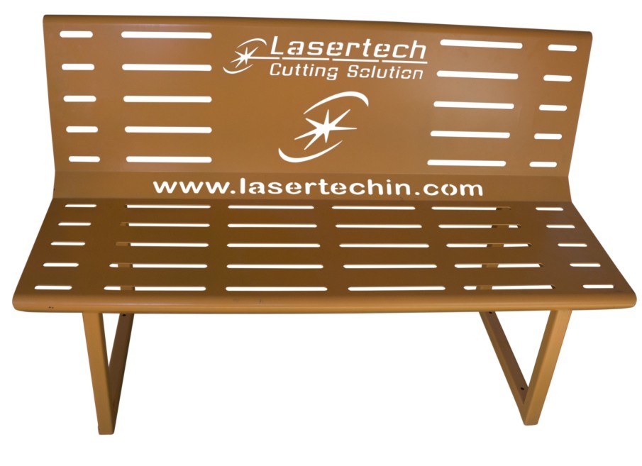 Laser Cutting Garden Bench