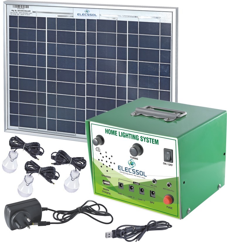 Solar Home Lighting System Power: 12v Watt (W)