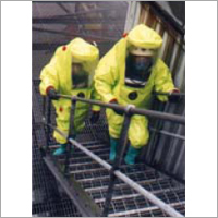 लैमिनेटेड प्रकार के केमिकल गैस टाइट सूट