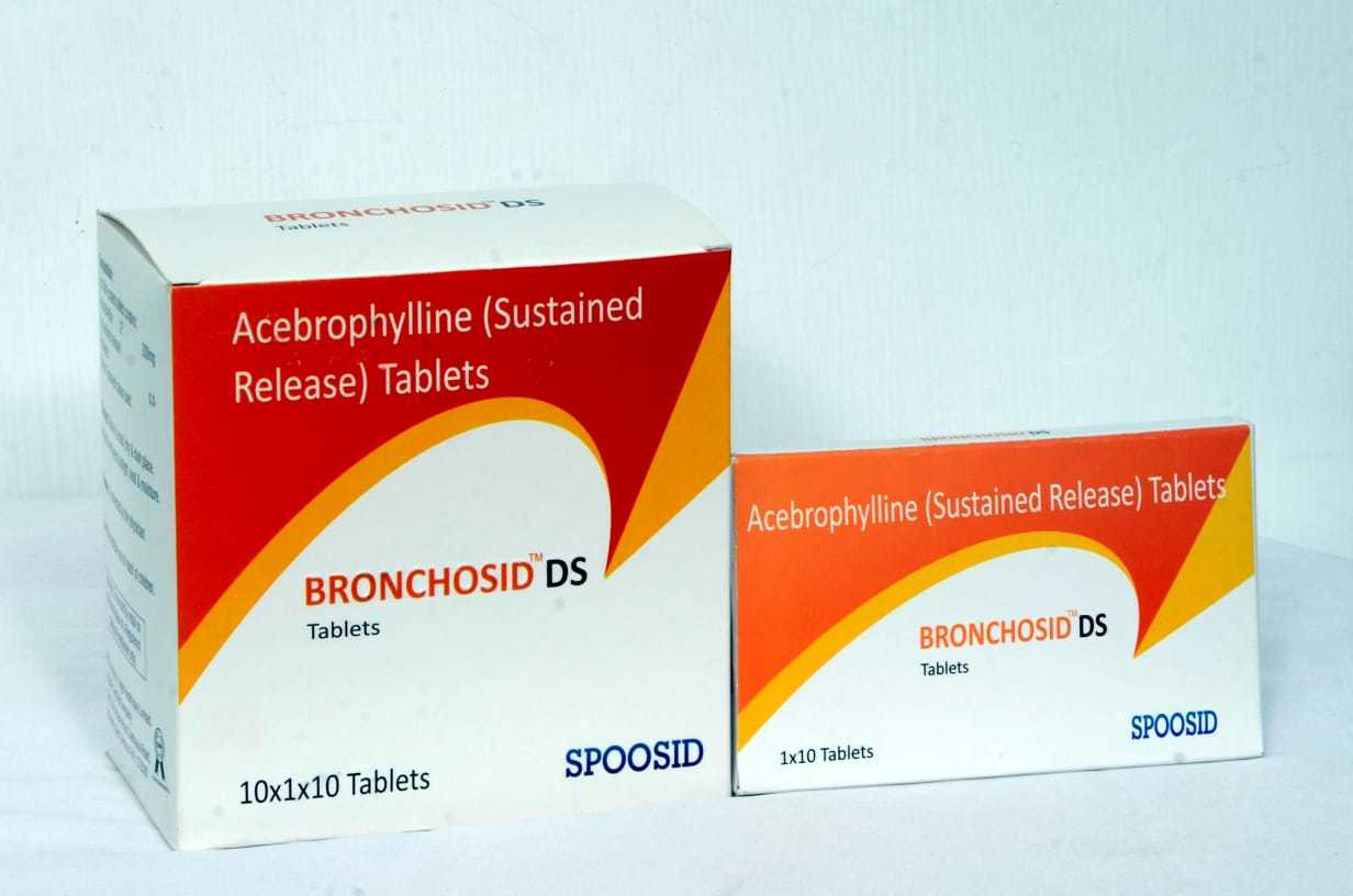 Acebrophylline Sustained Release Tablets General Medicines