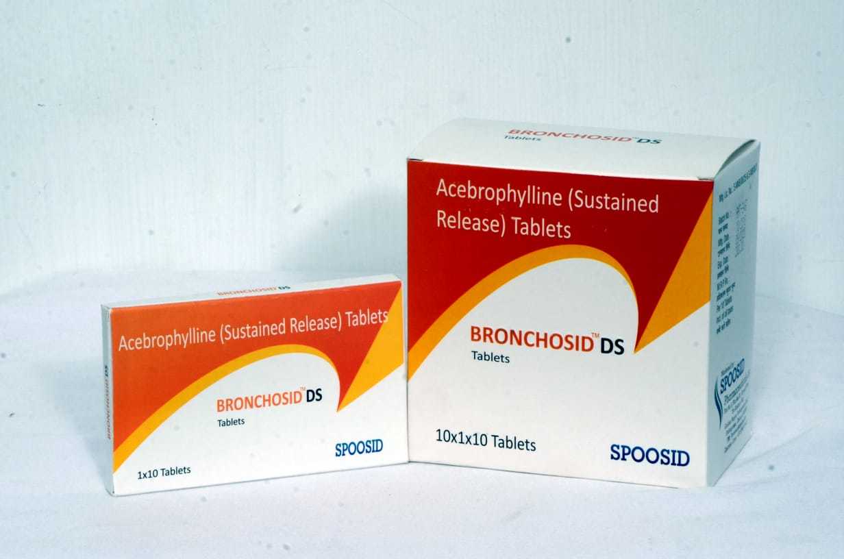 Acebrophylline Sustained Release Tablets General Medicines