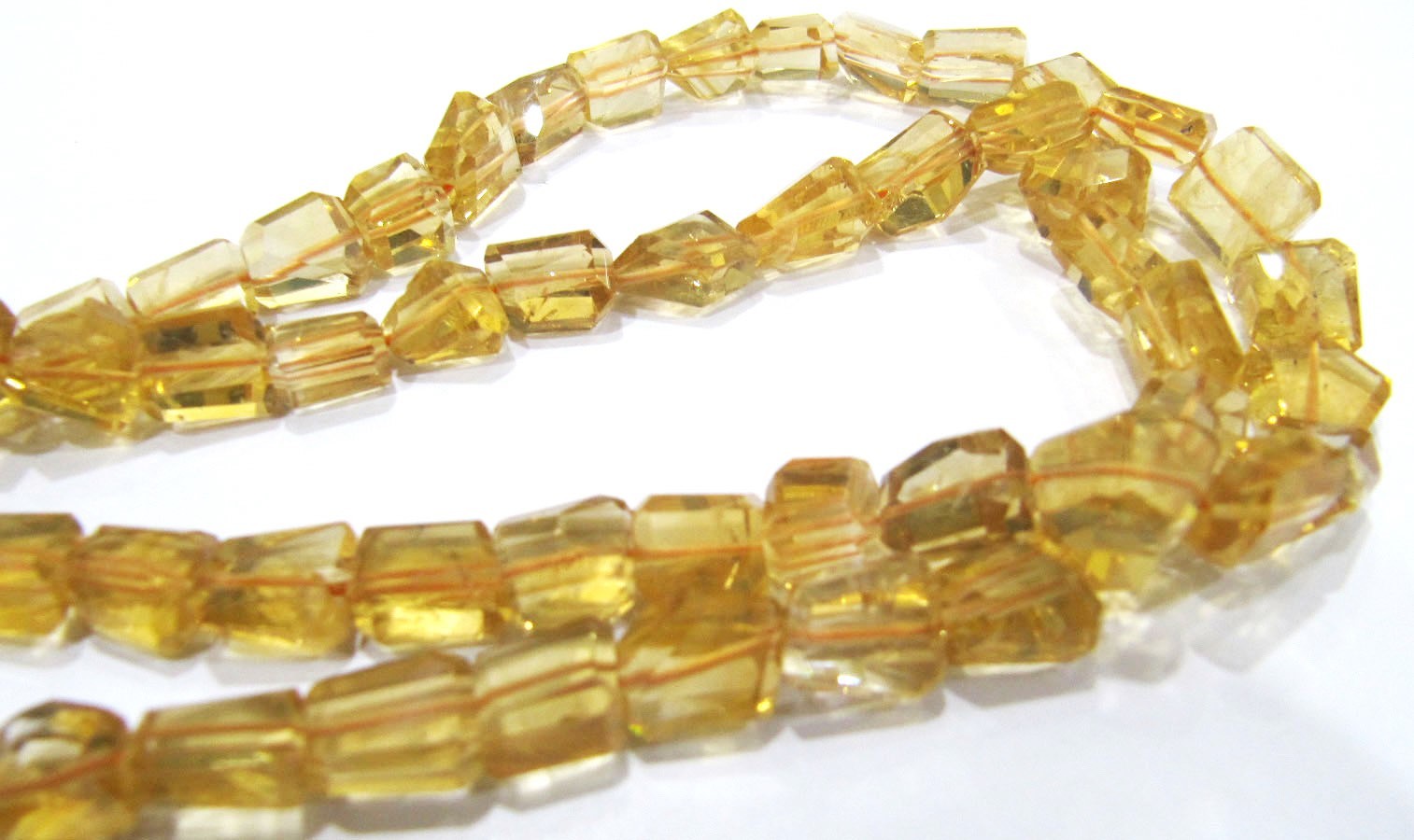 On Sale Natural Citrine Nugget Shape Laser Cut Tumbled