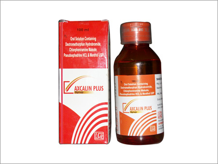 Cough Syrup Pseudoepehedrine