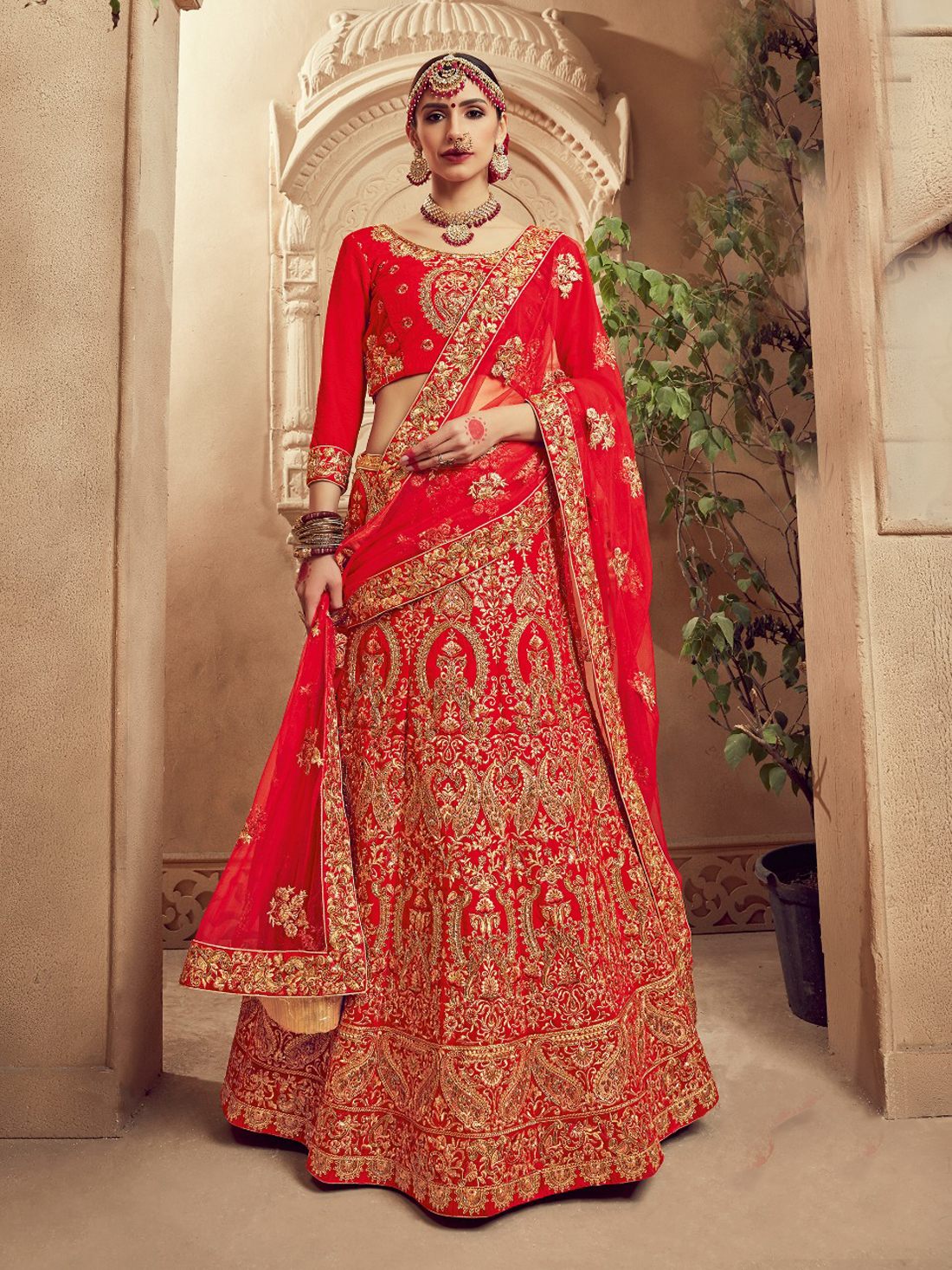 As Per Image Bridal Lehenga Choli