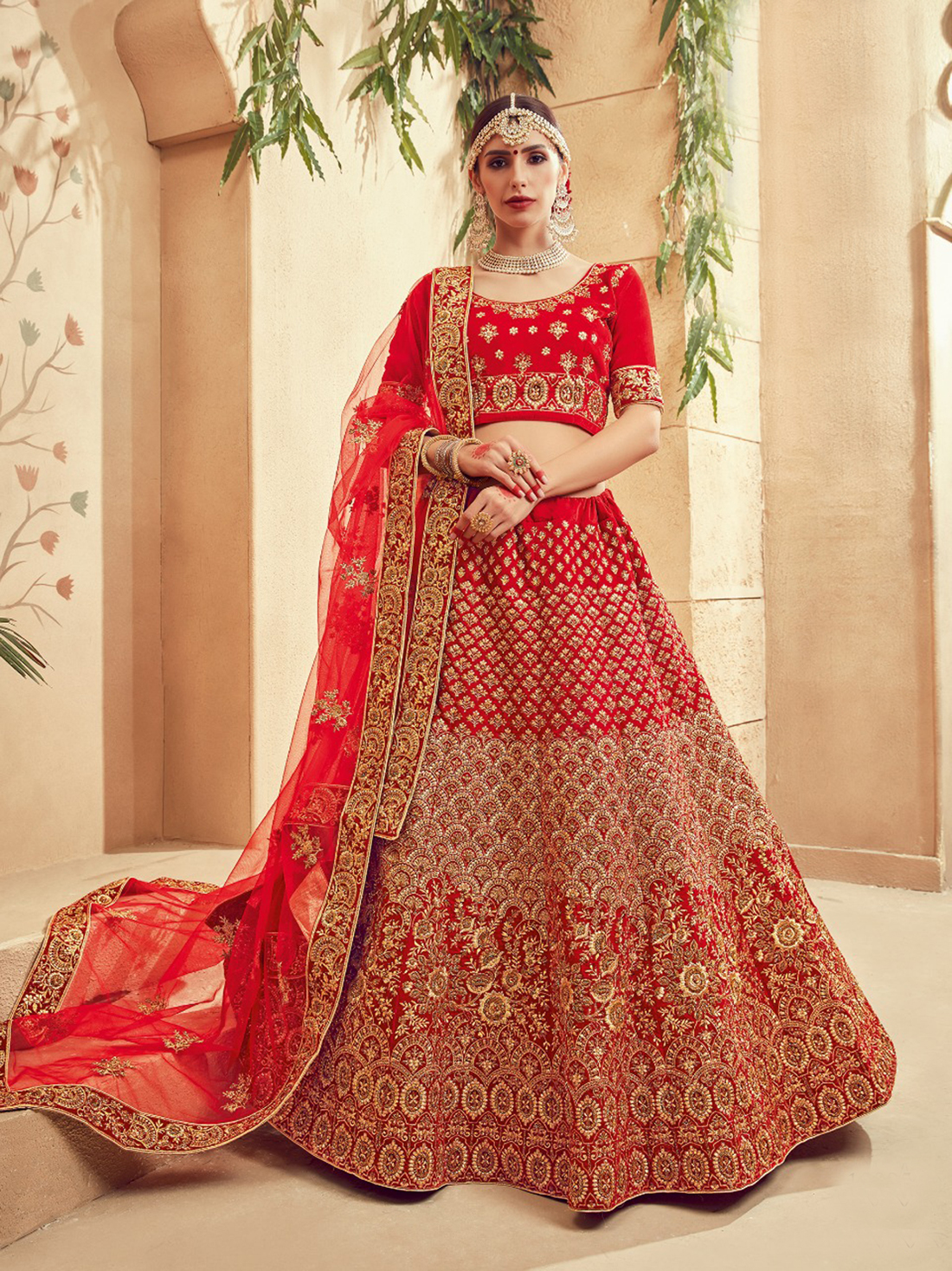 As Per Image Bridal Lehenga Choli
