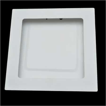 Home LED Housing - Plastic, Square Shape, White Color, 220-240 Volt | Easy Mounting, High Strength, Long Lasting Durability