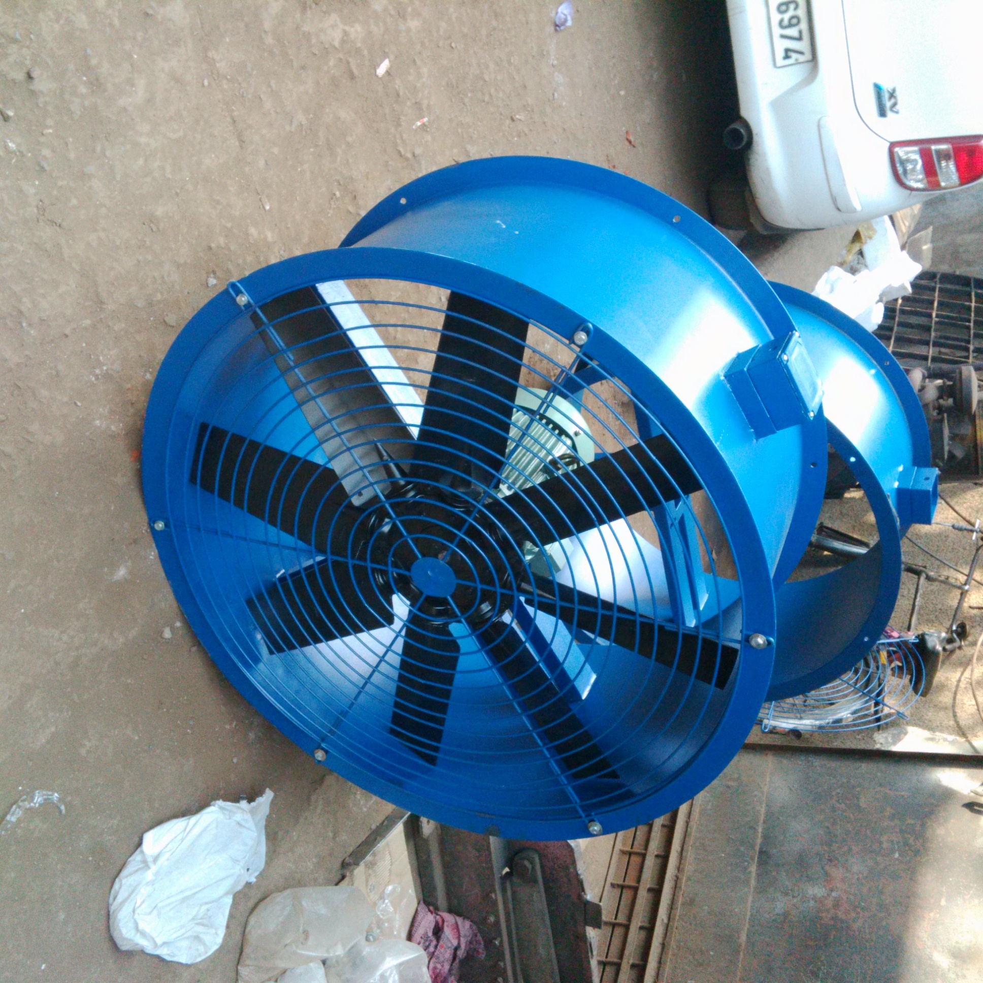 Axial Flow Fans - Cast Iron & Aluminum, Size Range 300 Mm To 1600 Mm | 8 Blade Impeller, Low Power Consumption, Easy Installation, Variable Pitch Options, Durable And Corrosion-resistant