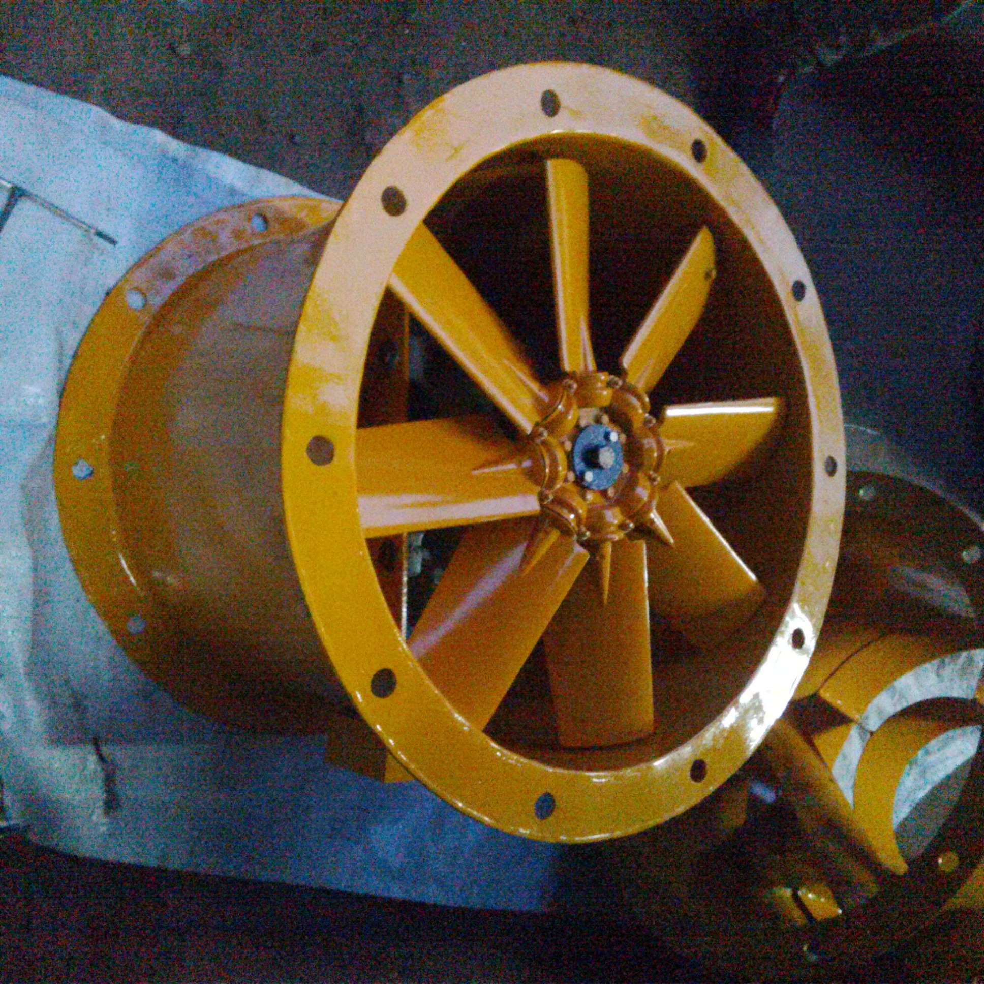 Axial Flow Fans - Cast Iron & Aluminum, Size Range 300 Mm To 1600 Mm | 8 Blade Impeller, Low Power Consumption, Easy Installation, Variable Pitch Options, Durable And Corrosion-resistant
