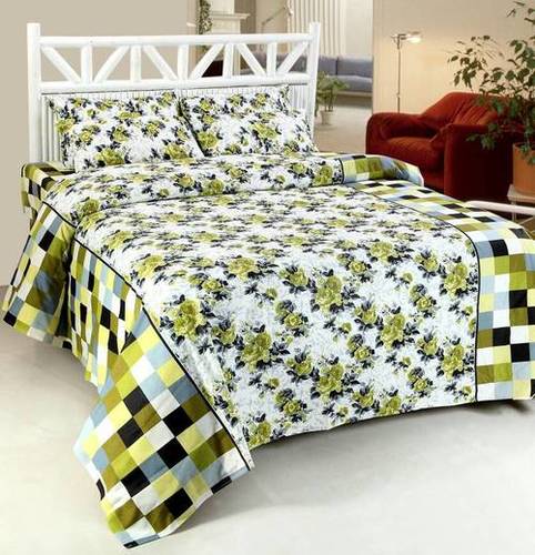 Pure Casement Cotton Bed Sheet Length: 90 Inch (In)