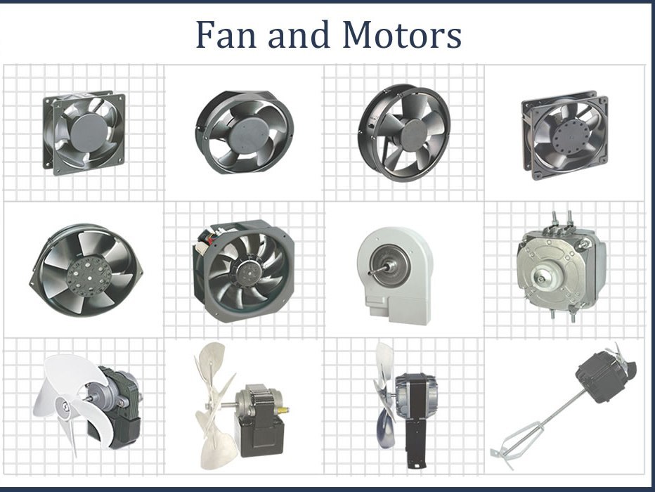 Panel / Instrument Cooling Fan - Metal Alloy Frame, 220-240v, 1440-2800 Rpm | 7 Blades, Stable Operation, Easy Cleaning, 1-year Warranty