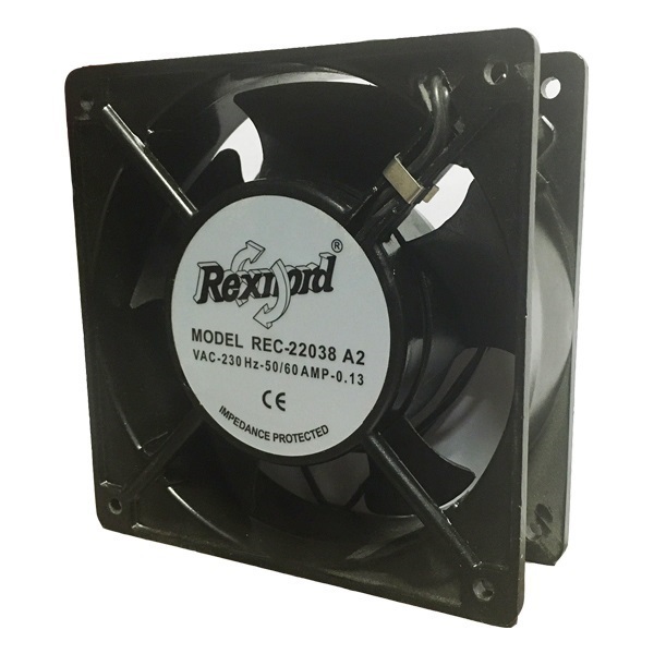 Panel / Instrument Cooling Fan - Metal Alloy Frame, 220-240v, 1440-2800 Rpm | 7 Blades, Stable Operation, Easy Cleaning, 1-year Warranty