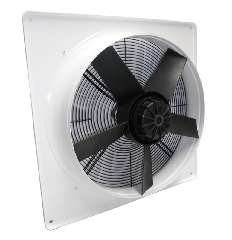 Axial Fan - Aluminum, 200-900 Mm Sweep, Black Color, 5 Blades | High-performance, Easy To Use, Non-corrosive, 230/415v Ac, 55-1600w