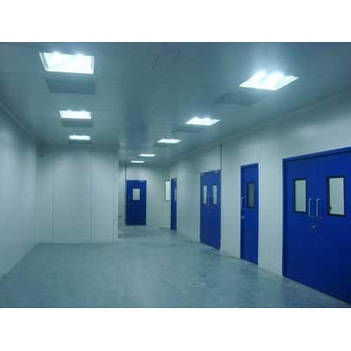 Clean Room Doors - Galvanized Steel, 1150 X 2700 Mm Size, Double Glazed Glass | Leak Proof, Durable & Long Lasting Design