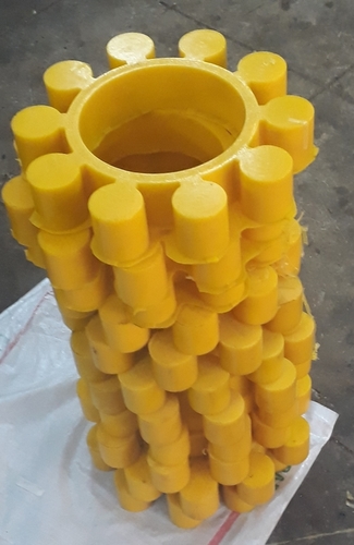 Polyurethane Spider - 415 Volt, Yellow | Ideal For Compressors, Conveyors, And Pumps