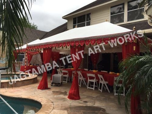 Luxury Wedding Tent - Canvas, Single Layer, Printed Design | 5+ Person Capacity, Attractive Patterns, High-Grade Finish