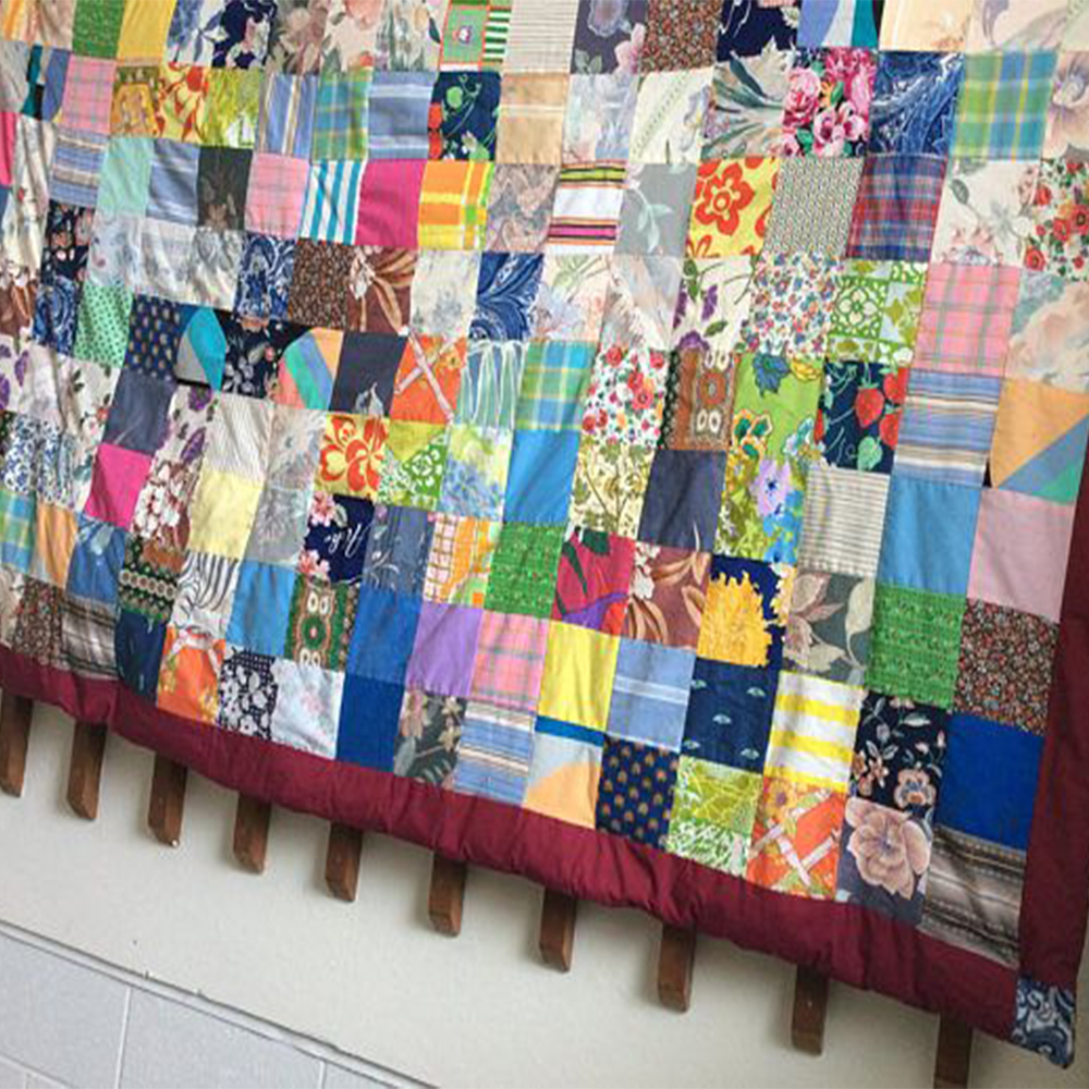 Multi Color Silk Patch Work Kantha Quilts