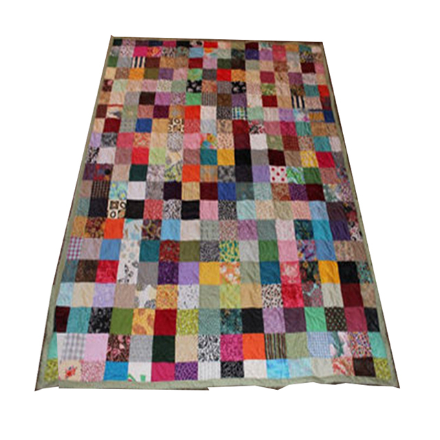 Multi Color Silk Patch Work Kantha Quilts