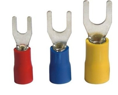 Insulated Spade Terminal - Multi-Color, Application for Fitting, Weight Range 5-10 Grams
