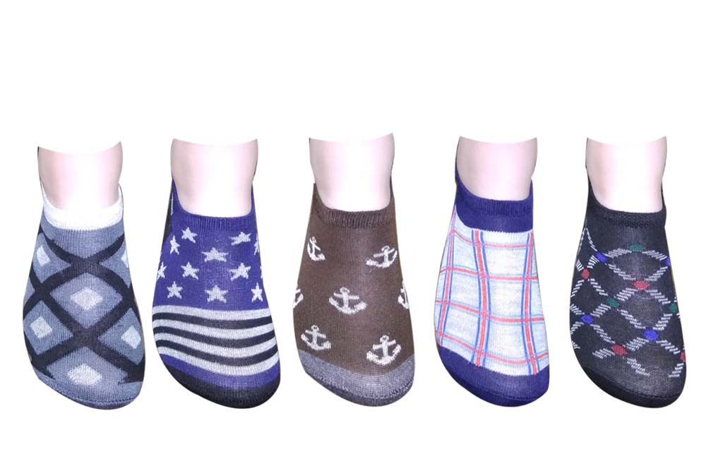Designer Multi Color Loafer Socks