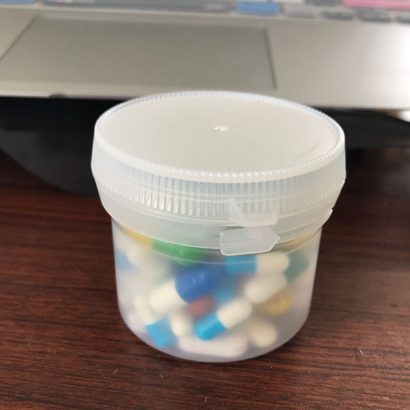 Pill Container - 180cc Opaque Plastic | Blow Molded Design, Versatile Color Options