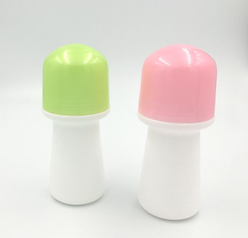 Roll On Bottles - Opaque Plastic, 50-70ml Size, Custom Color Options | Blow Molding Processed