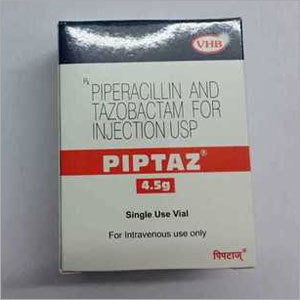 Piperacillin & Tazobactam Injection - 4.5 gm Liquid Antibiotic, Suitable for All, Store in Cool and Dry Place