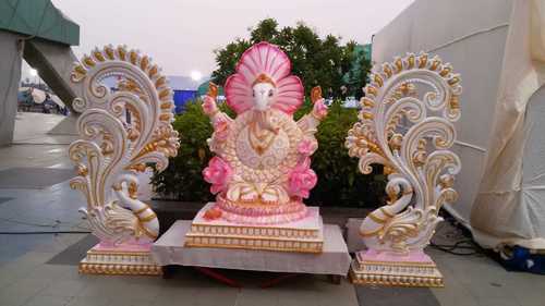 Polishing Ganesh Ji With Chattar