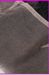 Natural Black Clip Remy Human Hair Frontal