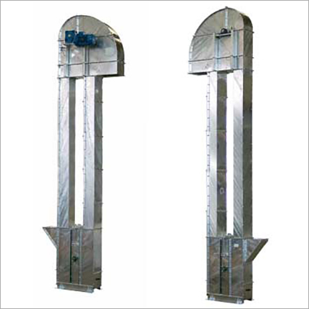 Dal Mill Bucket Elevator - Stainless Steel & Carbon Steel Build, Dual Drive Motor, 380V Energy Efficient System with Customizable Height and Variable Capacity