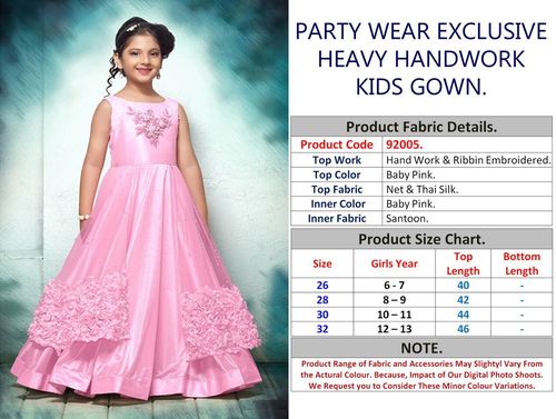 PARTY WEAR KIDS GOWNS