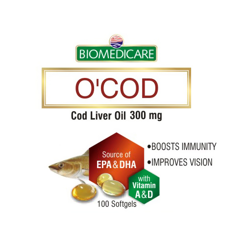 300mg कॉड लिवर ऑयल