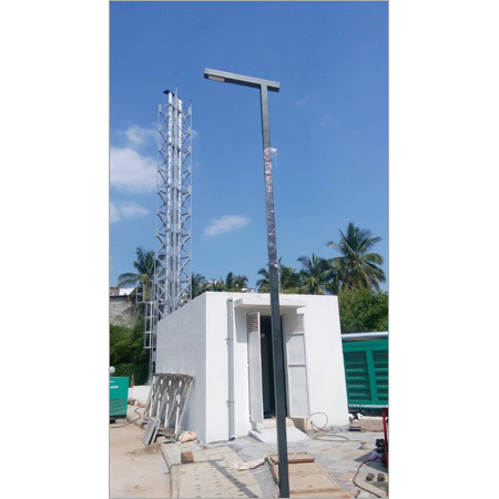 Square Pipe Street Lighting Pole