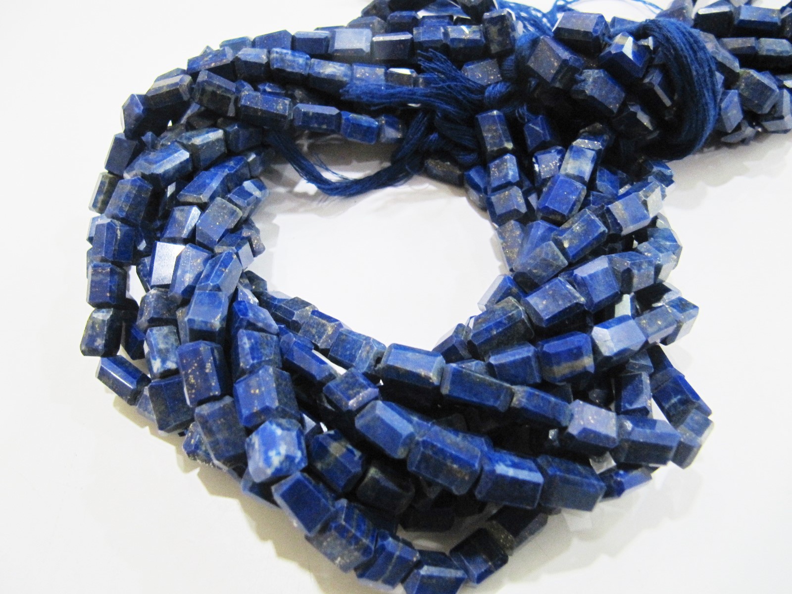 On Sale Natural Lapis Lazuli Nugget Shape Laser Cut Beads