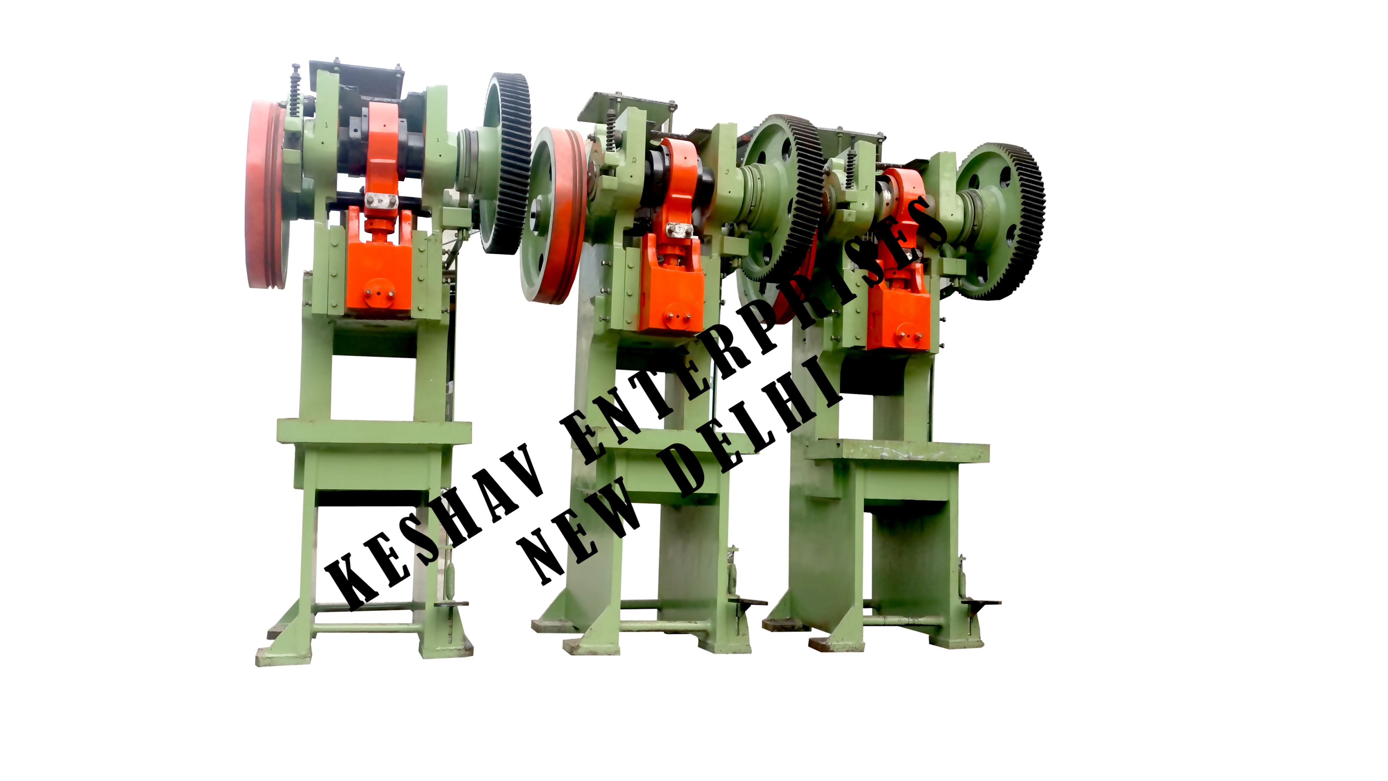 Non Inclinable Power Press - Model K-100, 100 Ton Capacity, 800mm Bolster Height | Sturdy Build, Smooth Operation, Long Service Life