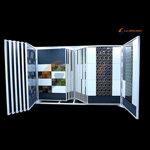 Steel Wall Tiles Bombay Rotary Display Stand